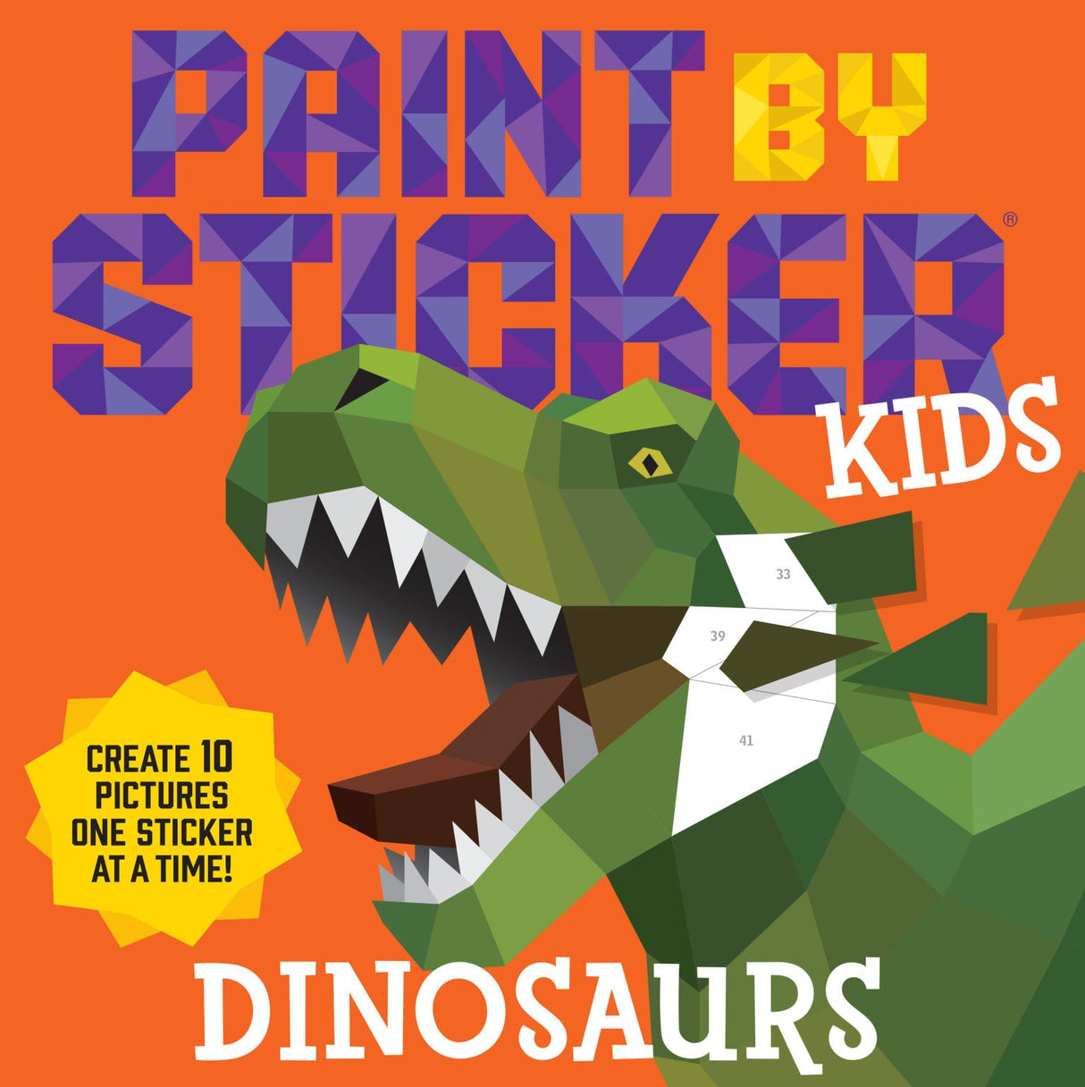 Paint By Stickers - Dinosaurs