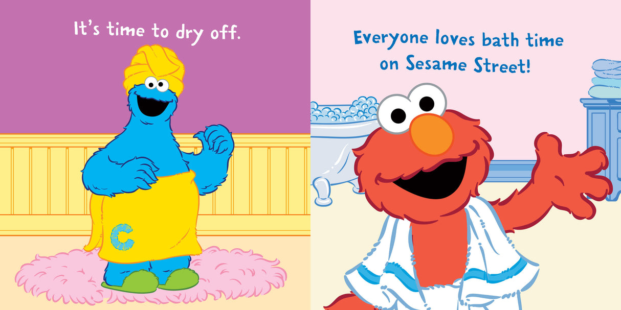 Sesame Street: Let's Take a Bath! Indestructibles Book