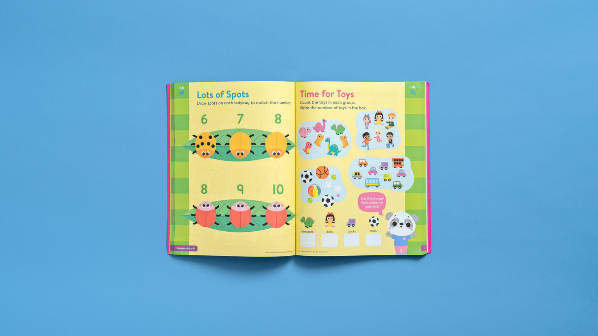Brain Quest Math Workbook: Pre-Kindergarten