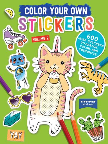 Color Your Own Stickers Volume 2
