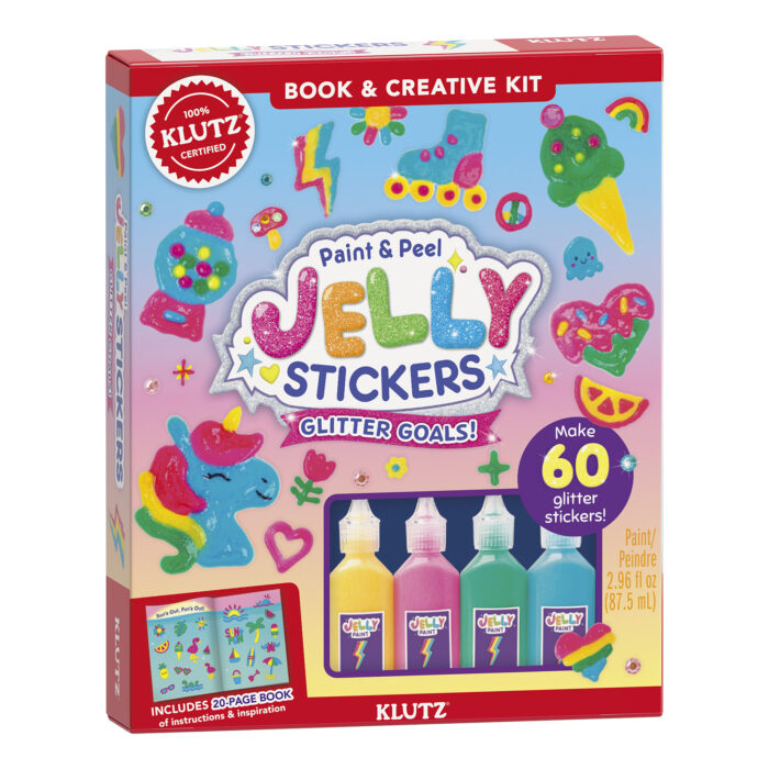 Klutz Paint & Peel Jelly Stickers: Glitter Goals