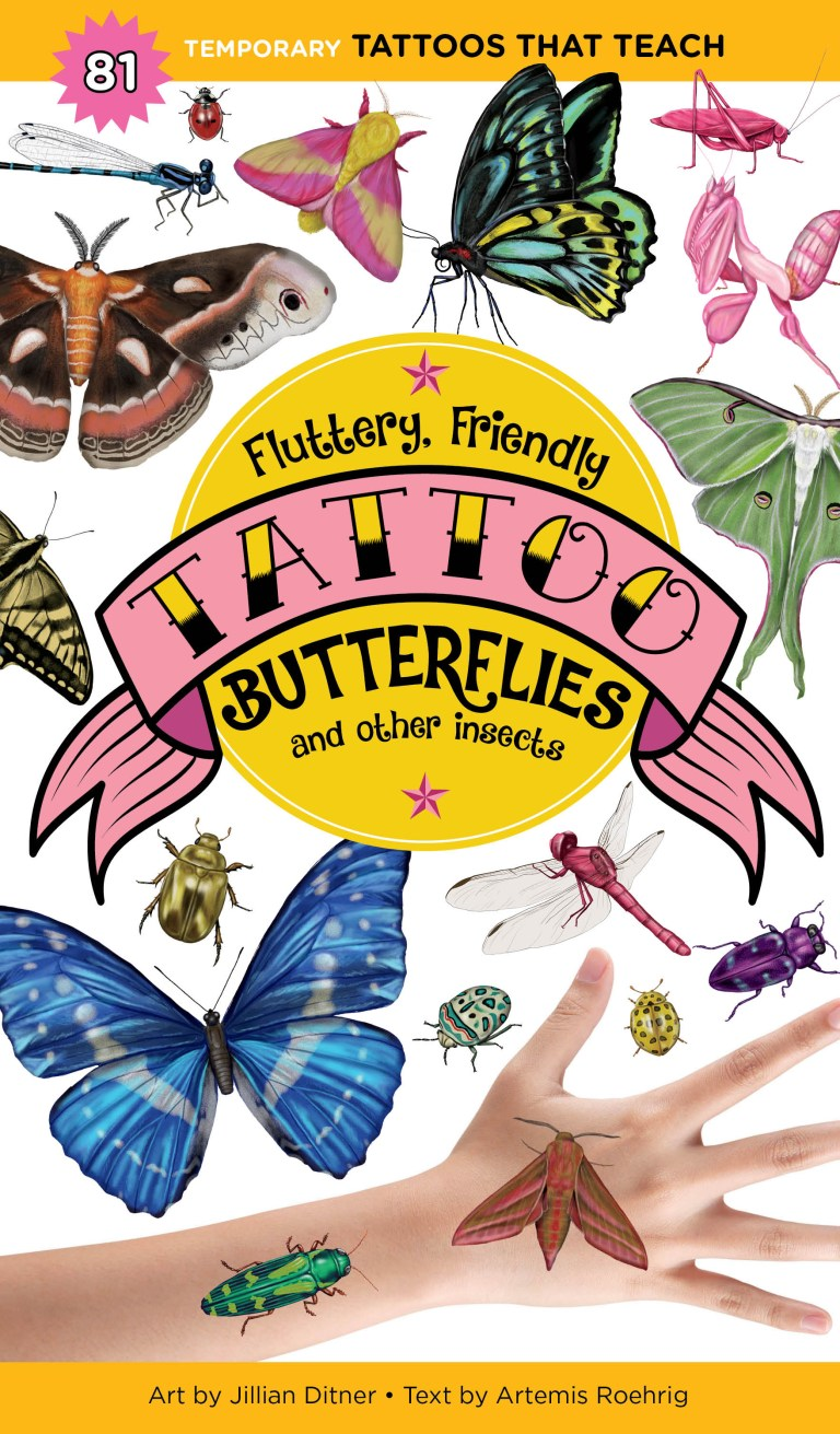 Fluttery, Friendly Tattoo Butterflies and Other Insects