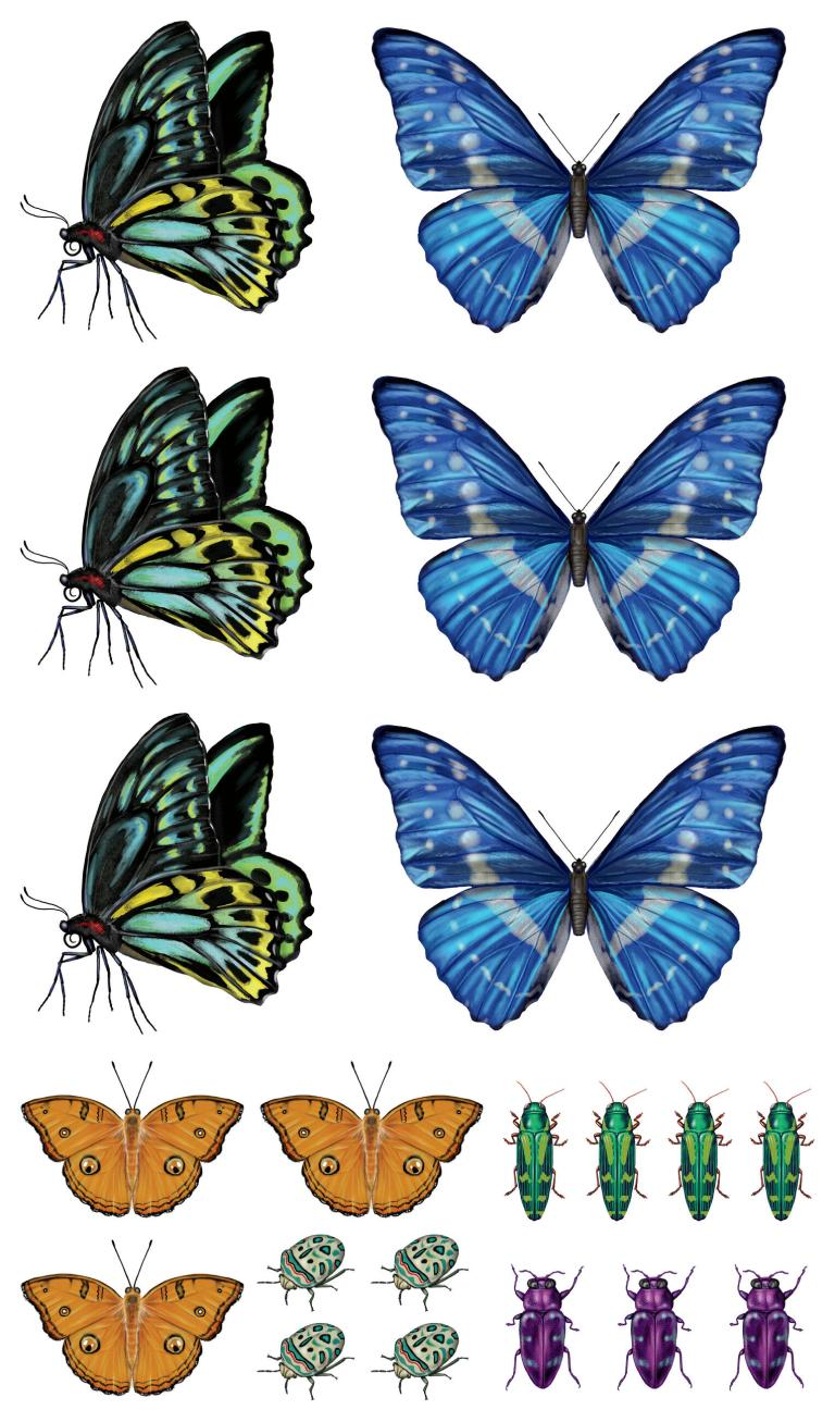Fluttery, Friendly Tattoo Butterflies and Other Insects