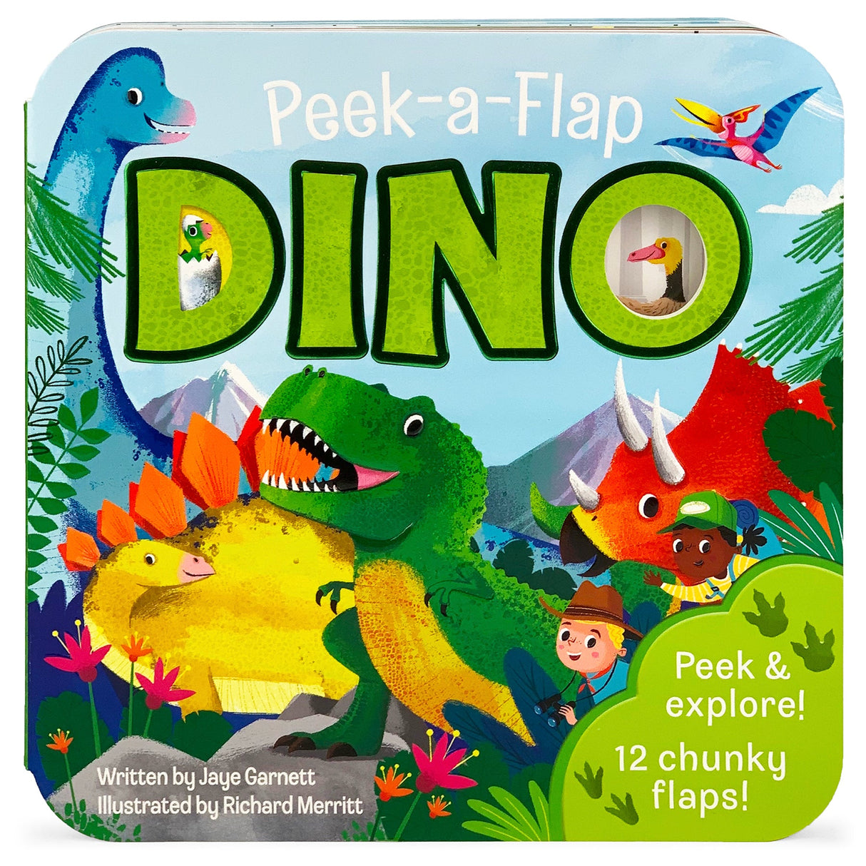 Dino Peek A Flap Book