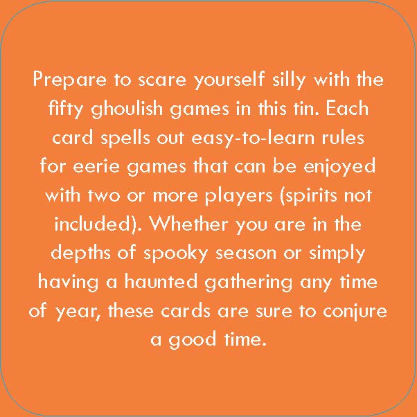 After Dinner Amusements: Ghoulish Games