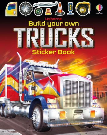 Usborne Build Your Own Trucks Sticker Book