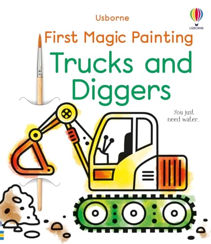 Usborne First Magic Painting Trucks and Diggers