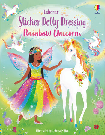 Usborne Sticker Dolly Dressing Rainbow Unicorns Turner Toys Usborne Sticker Dolly Dressing Rainbow Unicorns Turner Toys