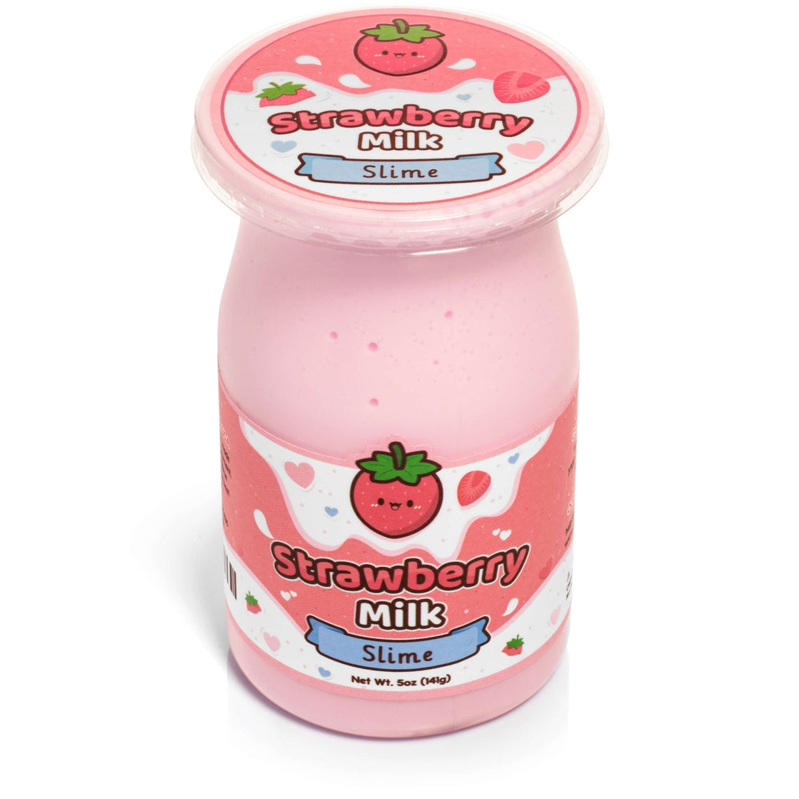 Strawberry Milk Glossy Kawaii Slime