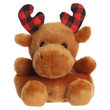 Clove Plaid Moose Palm Pal