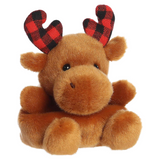 Clove Plaid Moose Palm Pal