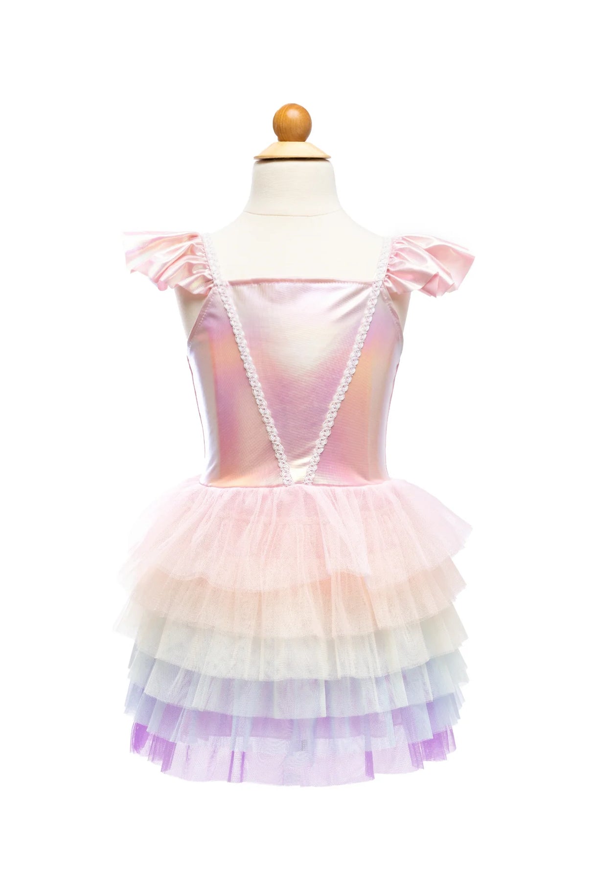 Rainbow Ruffle Tutu Dress, Size 5-6
