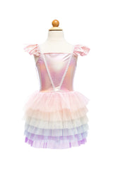 Rainbow Ruffle Tutu Dress, Size 5-6