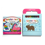 Carry Along Unicorn Pals Coloring Book and Crayon Set