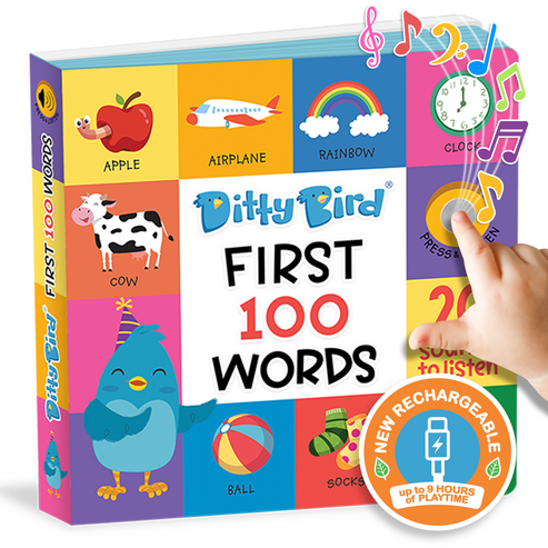 Ditty Bird First 100 Words Talking Book