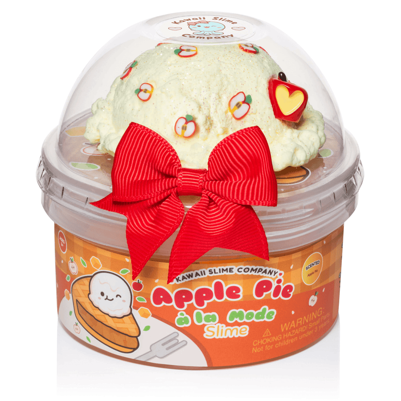 Apple Pie a la Mode Jelly Cube Kawaii Slime