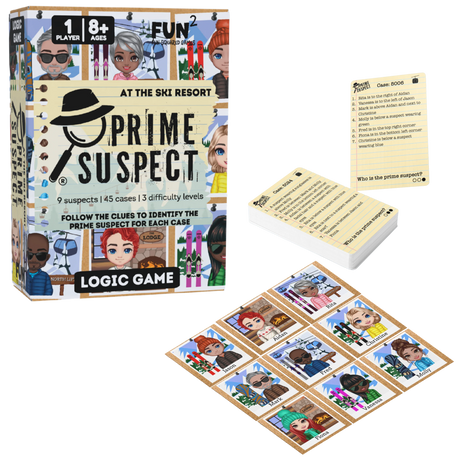 Prime Suspect Card Game At the Ski Resort