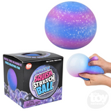 Squish and Stretch Galaxy Gummy Ball 4"