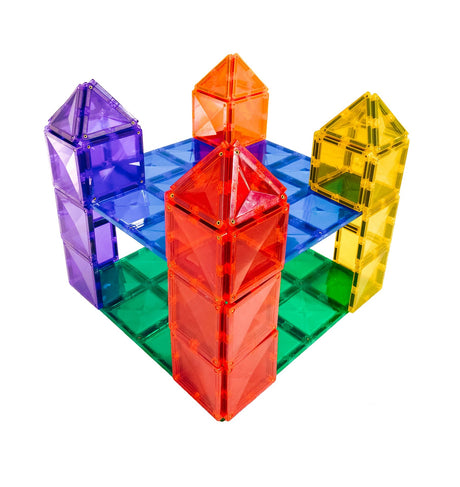Connetix Rainbow Blue and Green Base Plate 2 pc