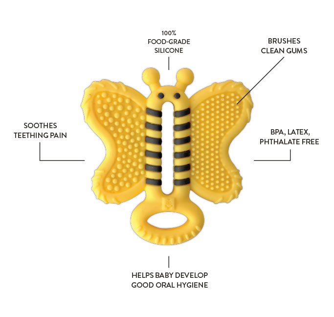 Bee Brush Tooth Brush Teether