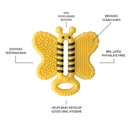 Bee Brush Tooth Brush Teether