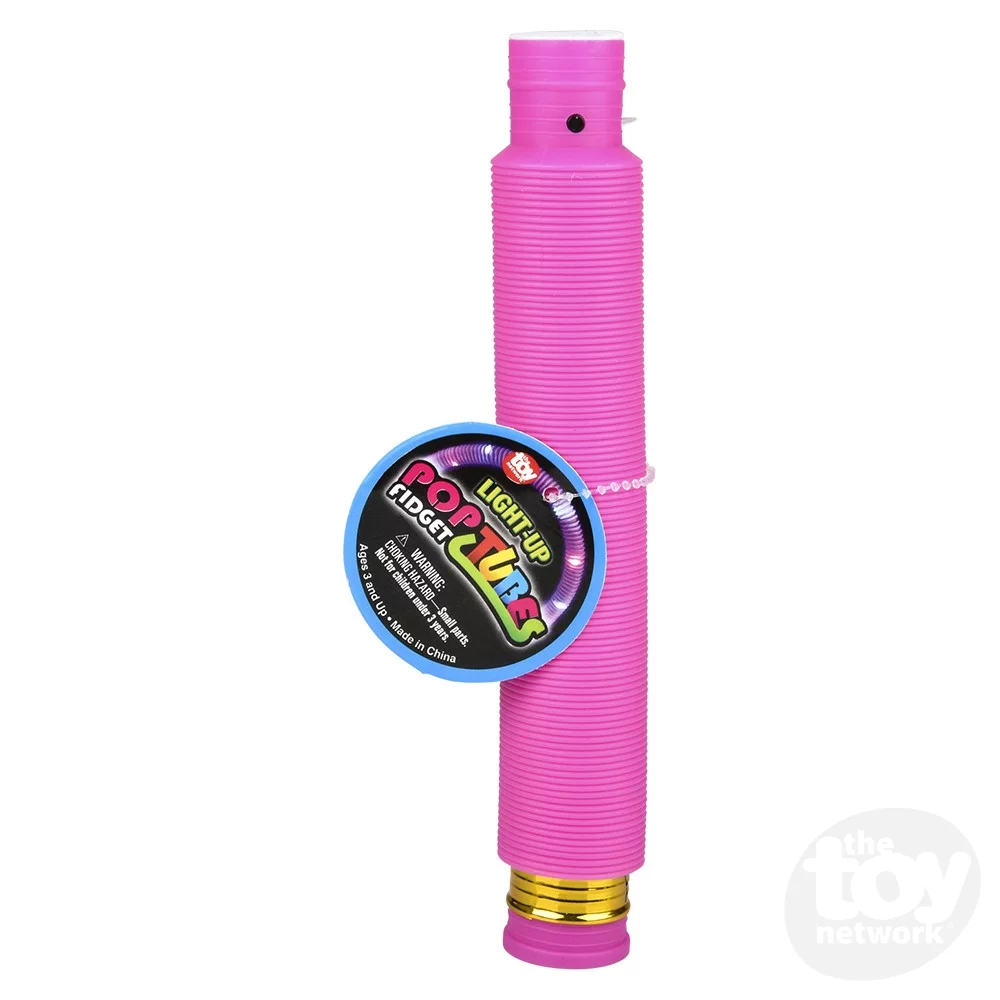 Light-Up Pop Tube Fidget 8"