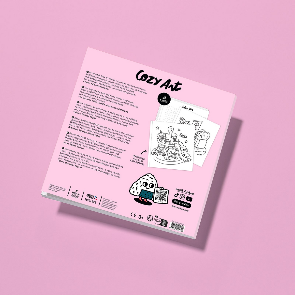 Cozy Art - Calm & Cute Coloring Notebooks - Kawaii