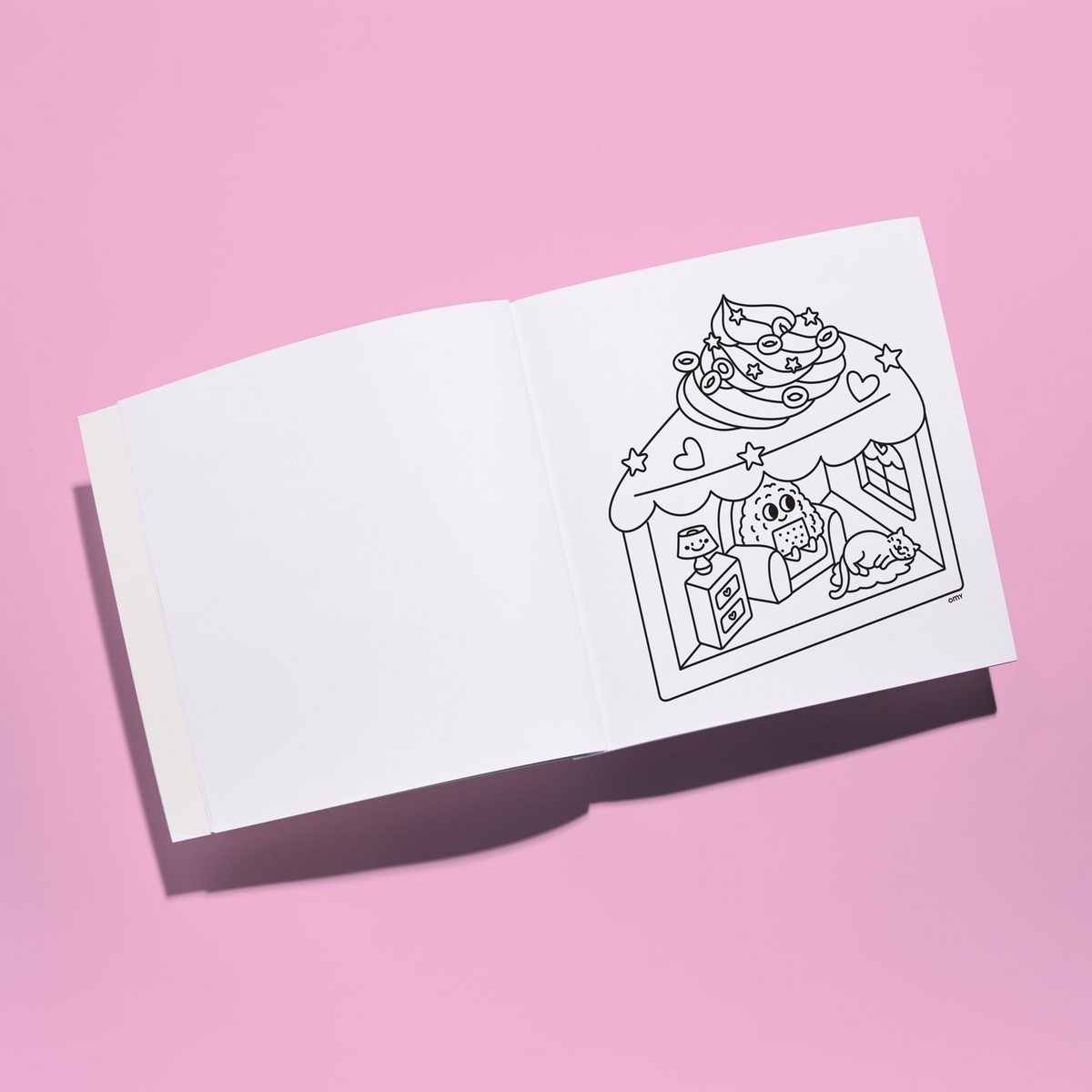 Cozy Art - Calm & Cute Coloring Notebooks - Kawaii