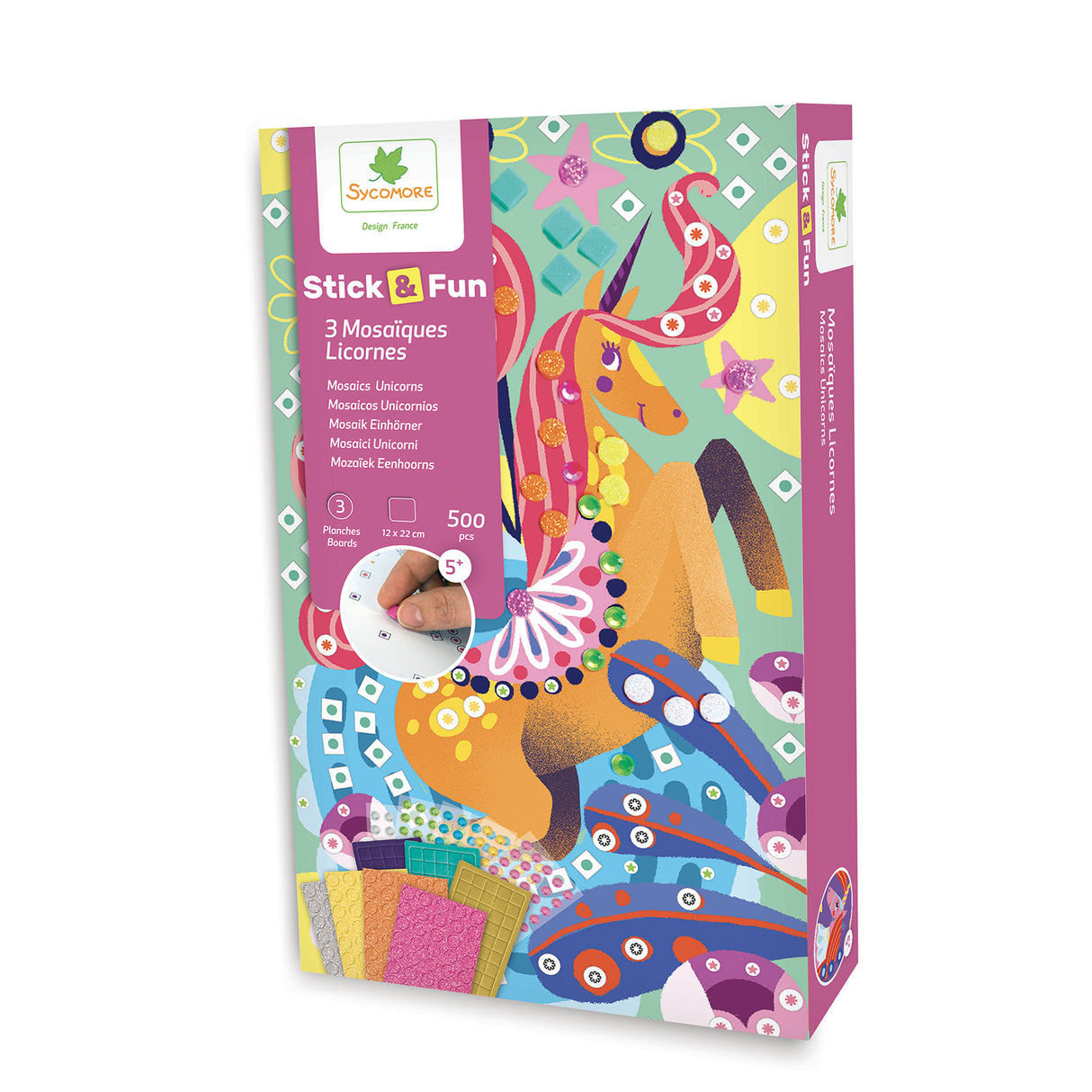 Stick'N Fun - XS Mosaics Unicorns