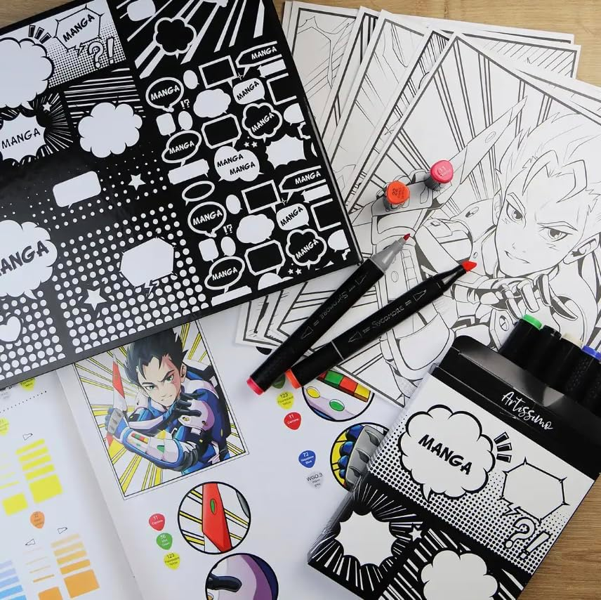Manga - L Layout And Markers Manga -  Boy - 10y+