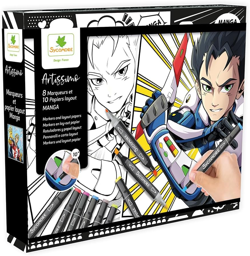 Manga - L Layout And Markers Manga -  Boy - 10y+