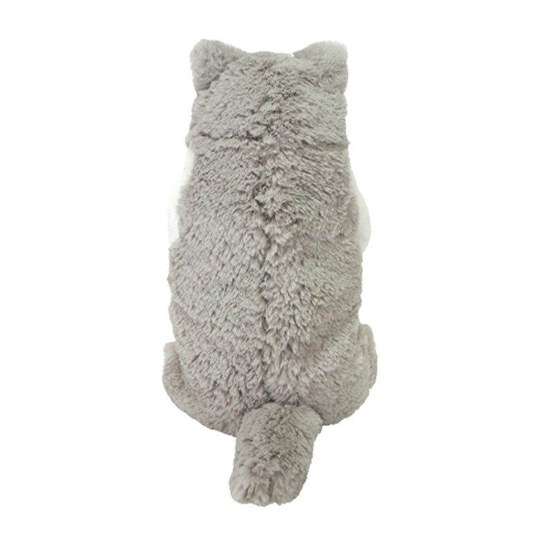 Sunlemon Lap Cat Sleeping Gray + White