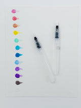 Shimmer Cotton Candy Watercolor Crayons - 12 colors