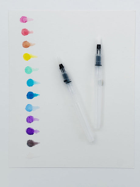 Shimmer Cotton Candy Watercolor Crayons - 12 colors