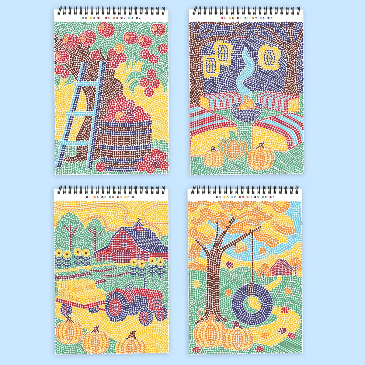 Lifelines FlowArt: Dot-by-Letter, Pumpkins & Pastures