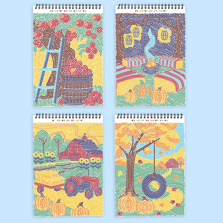 Lifelines FlowArt: Dot-by-Letter, Pumpkins & Pastures