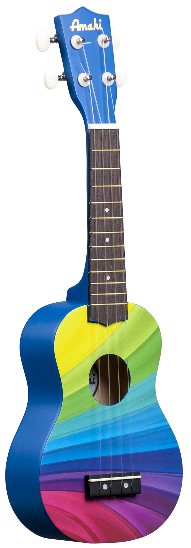 Amahi Wavy Rainbow Ukulele