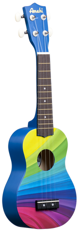 Amahi Wavy Rainbow Ukulele