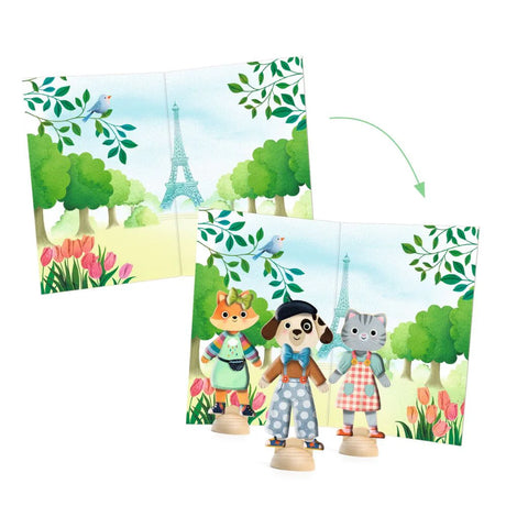 Djeco Bonjour Paris Collage Craft Kit