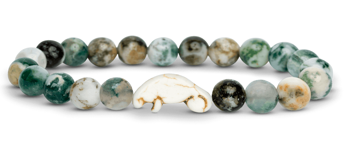 Fahlo Bracelet Manatee Seagrass Green