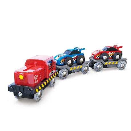Hape E3735 Race Car Transporter