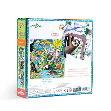 Rainforest 64 Piece Puzzle