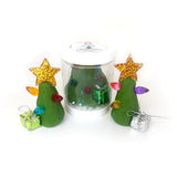 Christmas Tree Mini Dough to Go Jar