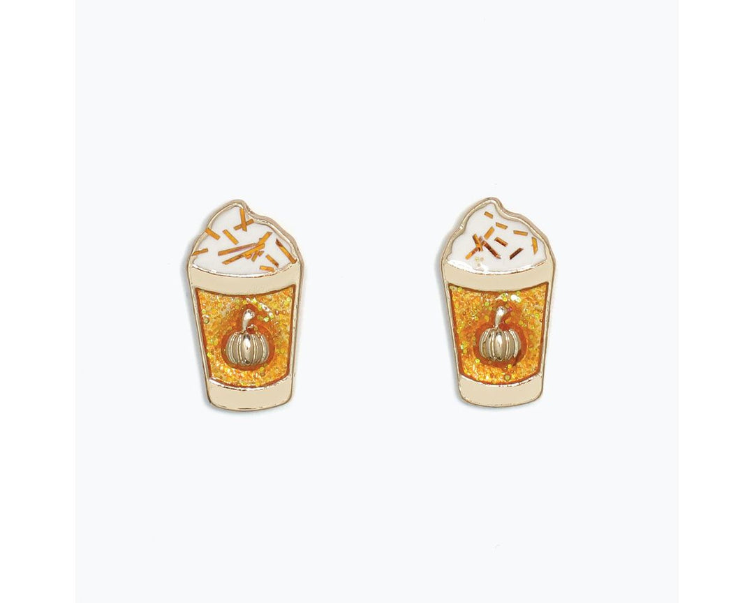 Pumpkin Spice Latte Earrings