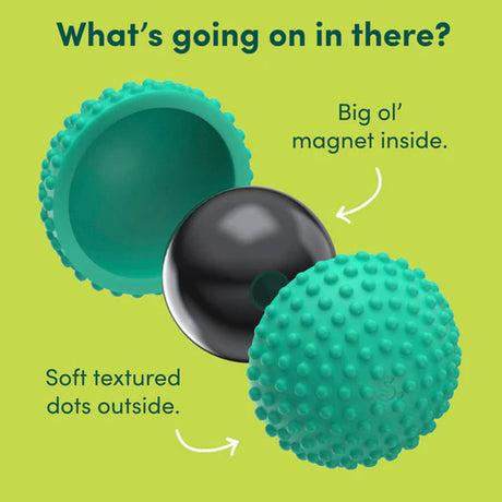 Speks Odds Green Dots Soft Silicone Fidget Magnets