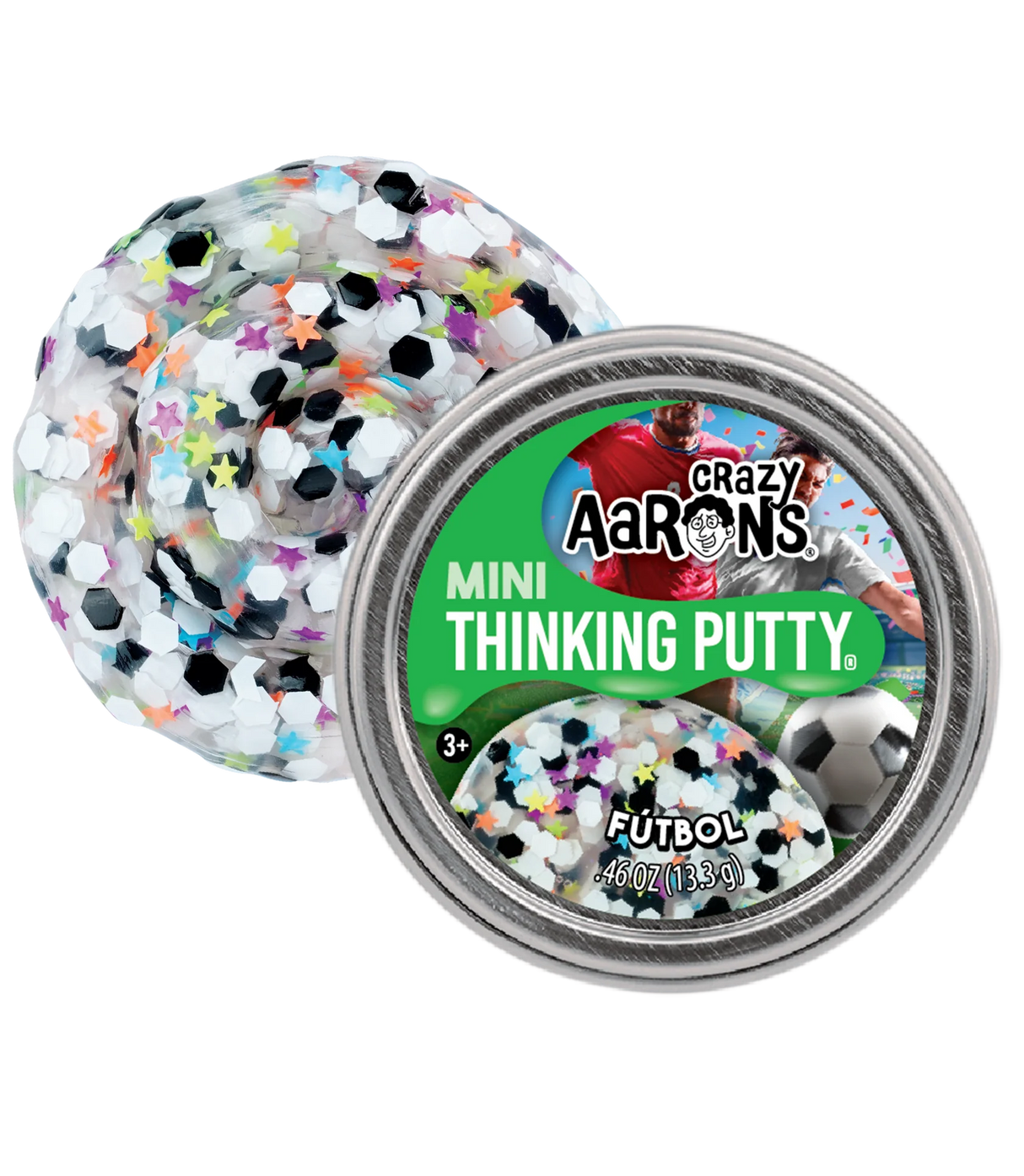 Crazy Aaron Futbol Mini Tin Thinking Putty