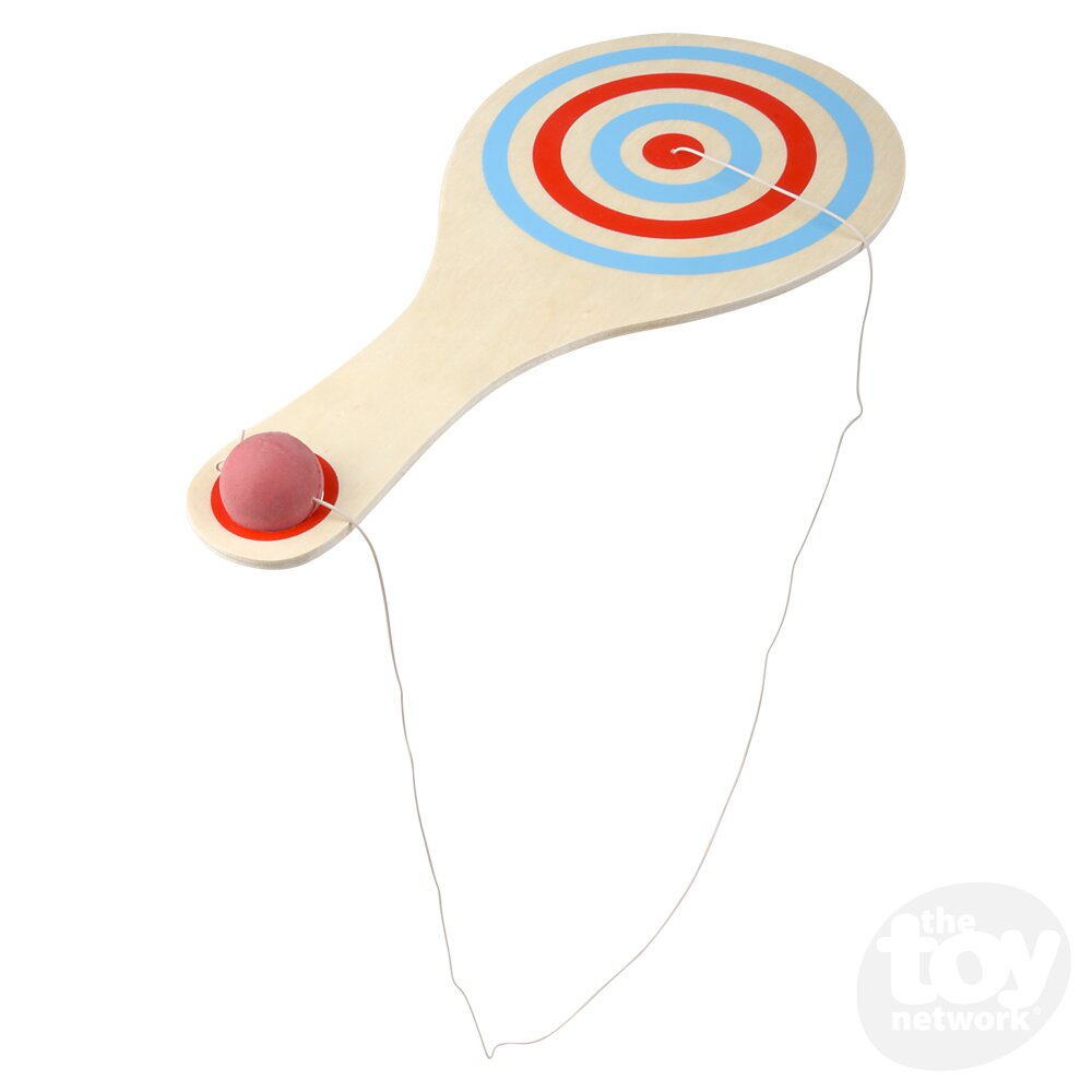 Wooden Paddle Ball 11.33"