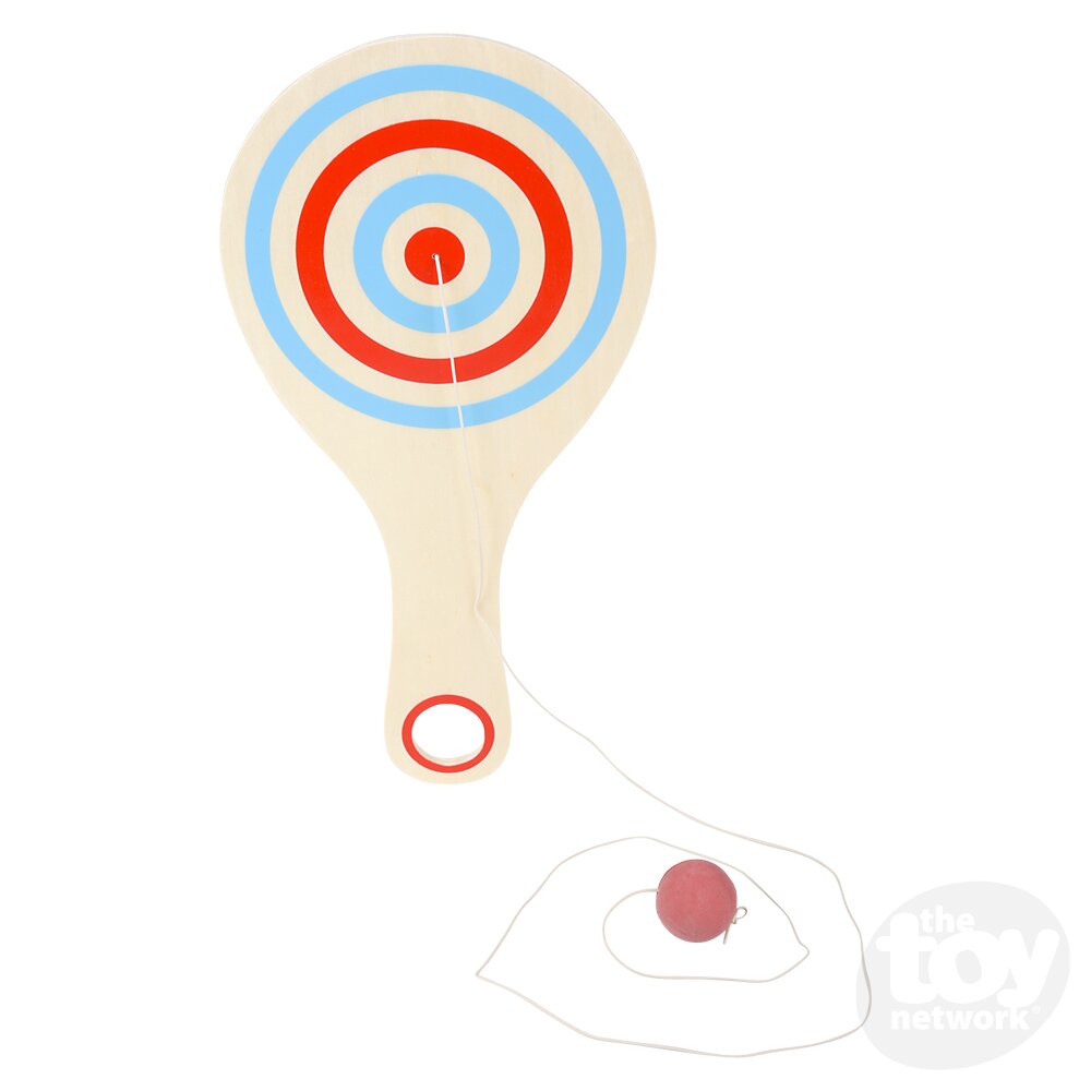 Wooden Paddle Ball 11.33"