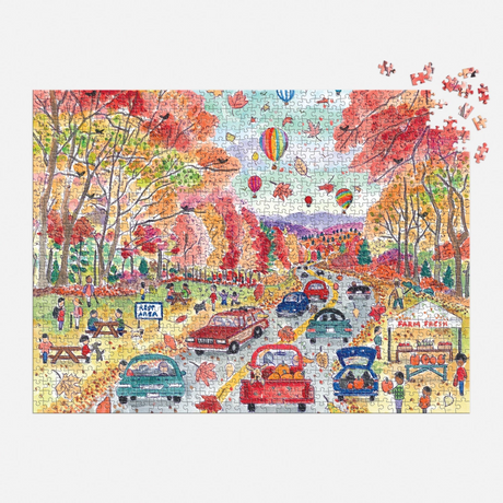 Michael Storrings Leaf Peeping 1000 Piece Puzzle