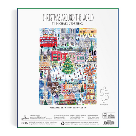 Michael Storrings Christmas Around the World 1500 Piece Puzzle